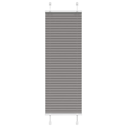 Plissee Anthrazit 50x100 cm Stoffbreite 49,4 cm Polyester
