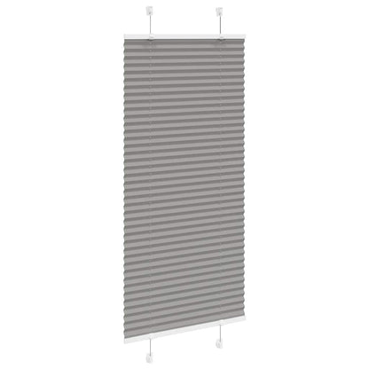 Plissee Anthrazit 55x100 cm Stoffbreite 54,4 cm Polyester