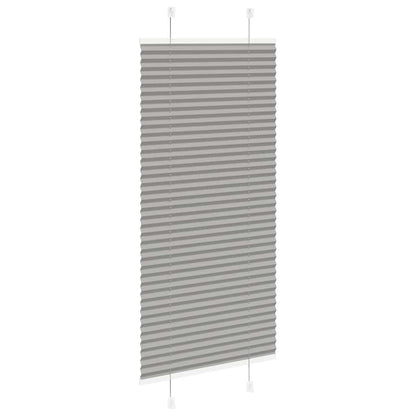 Plissee Anthrazit 55x100 cm Stoffbreite 54,4 cm Polyester