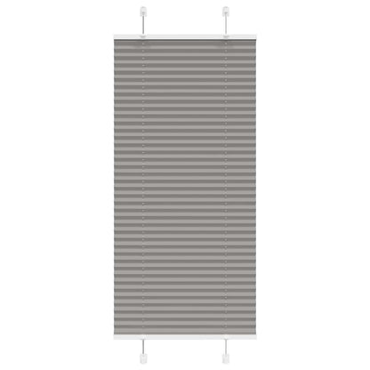 Plissee Anthrazit 65x100 cm Stoffbreite 64,4 cm Polyester
