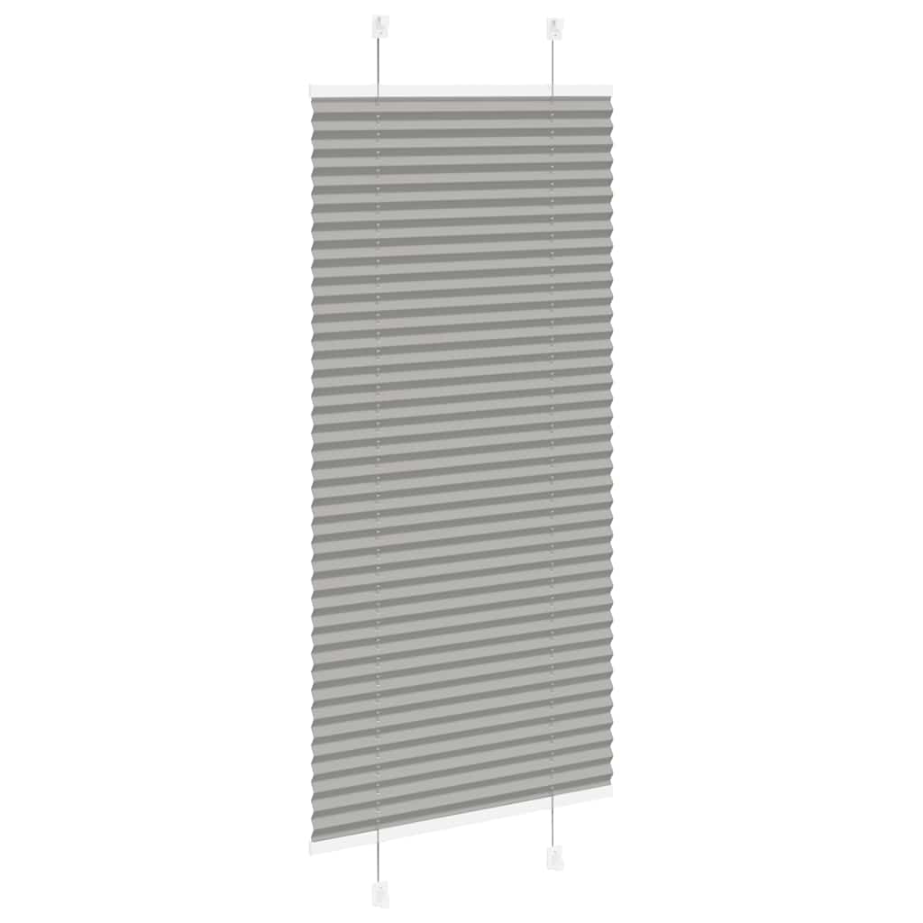 Plissee Anthrazit 65x100 cm Stoffbreite 64,4 cm Polyester