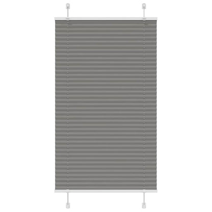 Plissee Anthrazit 70x100 cm Stoffbreite 69,4 cm Polyester