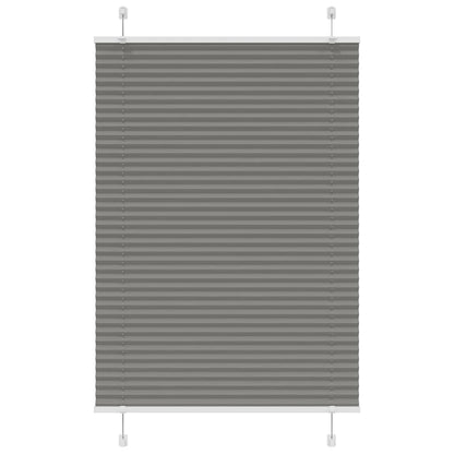 Plissee Anthrazit 100x100 cm Stoffbreite 99,4 cm Polyester
