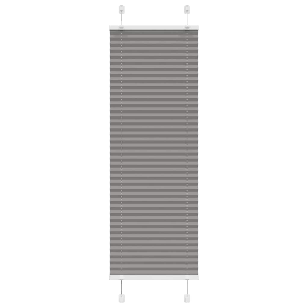 Plissee Anthrazit 40x150 cm Stoffbreite 39,4 cm Polyester