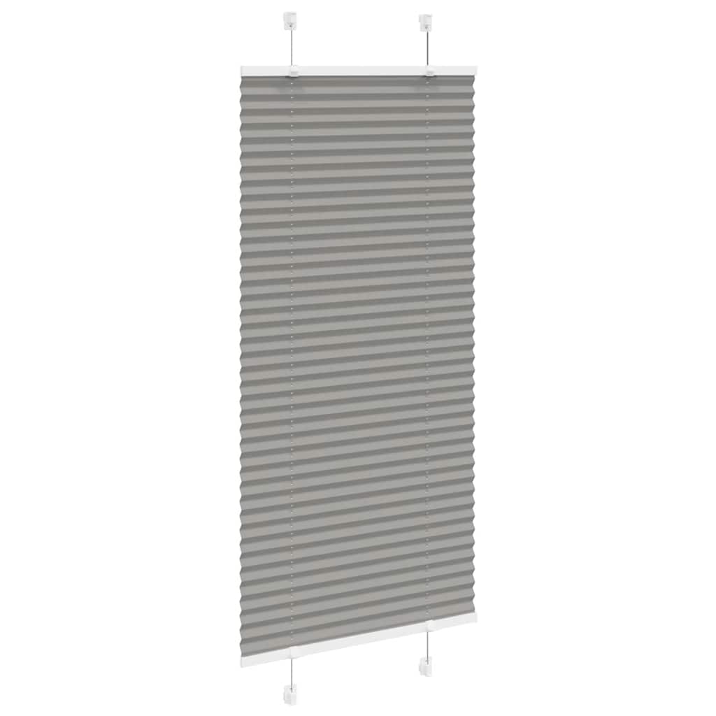 Plissee Anthrazit 55x150 cm Stoffbreite 54,4 cm Polyester