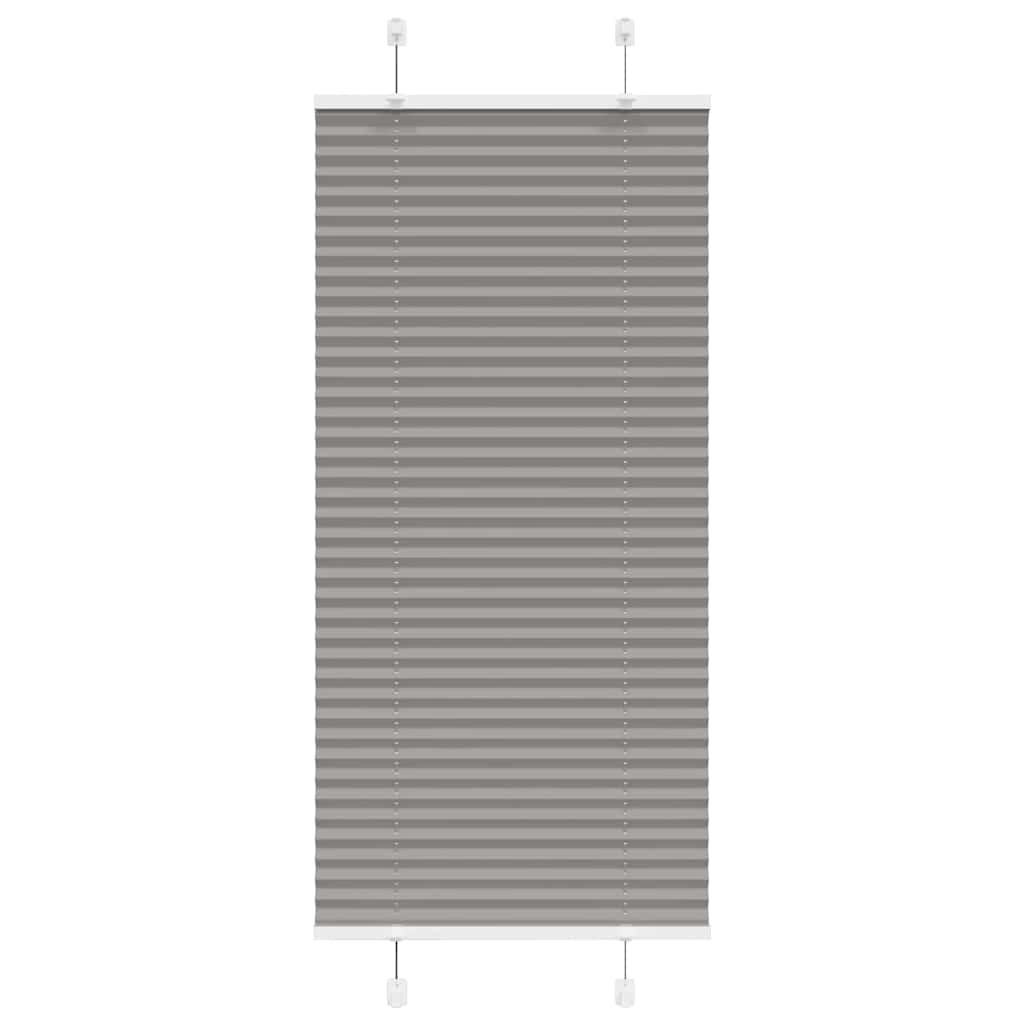 Plissee Anthrazit 60x150 cm Stoffbreite 59,4 cm Polyester
