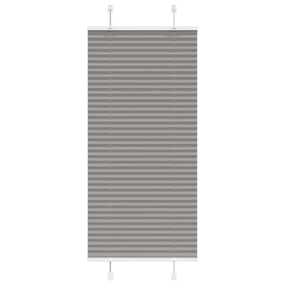 Plissee Anthrazit 65x150 cm Stoffbreite 64,4 cm Polyester