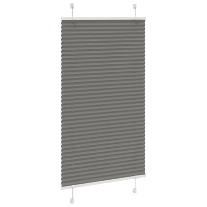 Plissee Anthrazit 70x150 cm Stoffbreite 69,4 cm Polyester