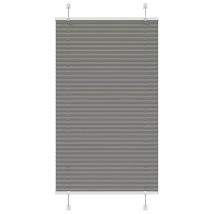 Plissee Anthrazit 80x150 cm Stoffbreite 79,4 cm Polyester
