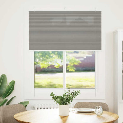 Plissee Anthrazit 110x150 cm Stoffbreite 109,4 cm Polyester