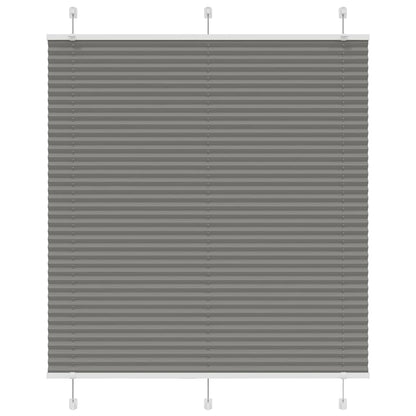 Plissee Anthrazit 120x150 cm Stoffbreite 119,4 cm Polyester