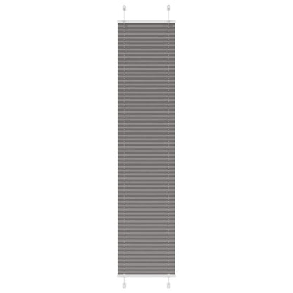 Plissee Anthrazit 45x200 cm Stoffbreite 44,4 cm Polyester