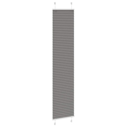 Plissee Anthrazit 45x200 cm Stoffbreite 44,4 cm Polyester