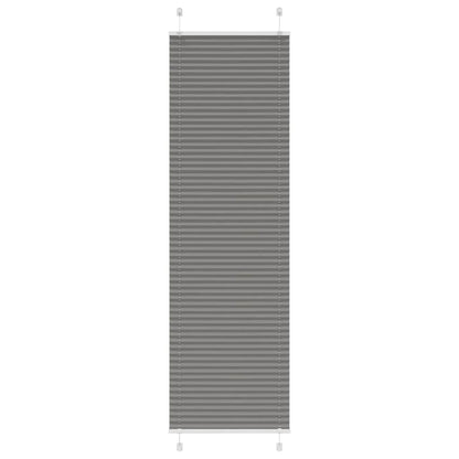 Plissee Anthrazit 55x200 cm Stoffbreite 54,4 cm Polyester