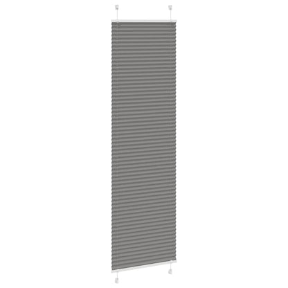 Plissee Anthrazit 55x200 cm Stoffbreite 54,4 cm Polyester