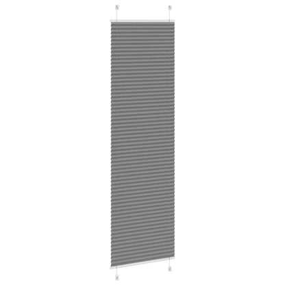 Plissee Anthrazit 55x200 cm Stoffbreite 54,4 cm Polyester