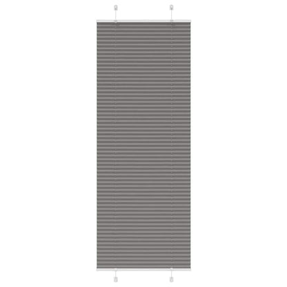Plissee Anthrazit 70x200 cm Stoffbreite 69,4 cm Polyester