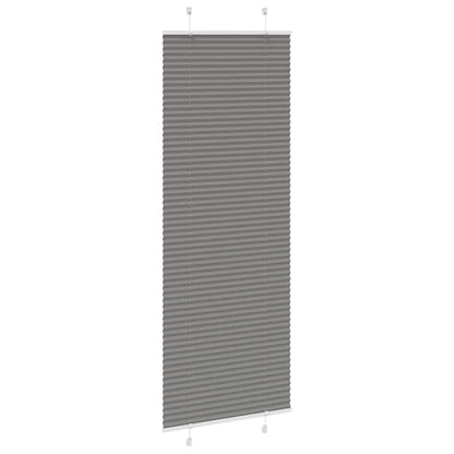 Plissee Anthrazit 70x200 cm Stoffbreite 69,4 cm Polyester
