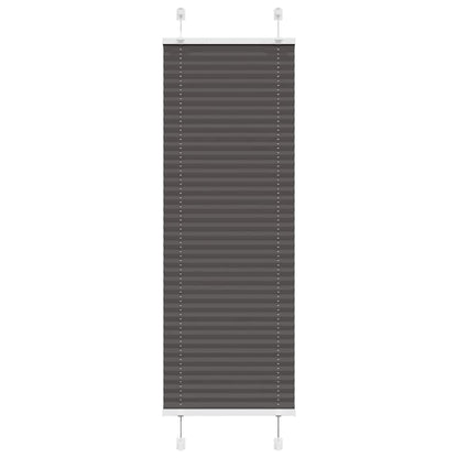 Plissee Schwarz 45x100 cm Stoffbreite 44,4 cm Polyester