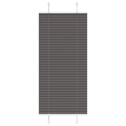 Plissee Schwarz 65x100 cm Stoffbreite 64,4 cm Polyester