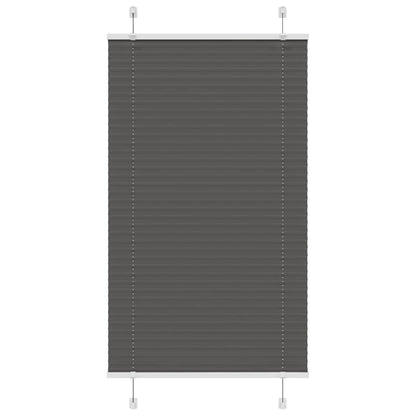 Plissee Schwarz 70x100 cm Stoffbreite 69,4 cm Polyester