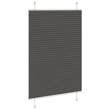 Plissee Schwarz 90x150 cm Stoffbreite 89,4 cm Polyester