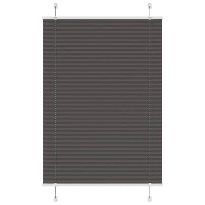 Plissee Schwarz 95x150 cm Stoffbreite 94,4 cm Polyester