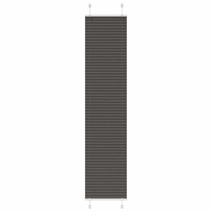 Plissee Schwarz 45x200 cm Stoffbreite 44,4 cm Polyester