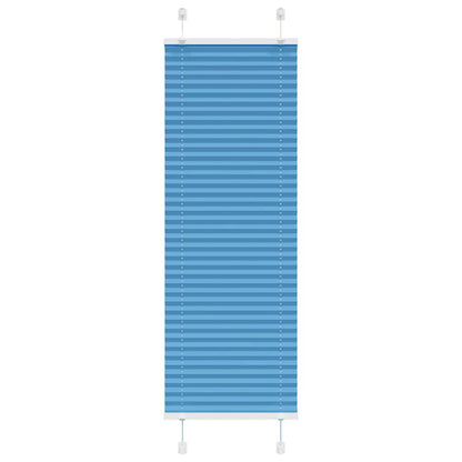 Plissee Blau 45x100 cm Stoffbreite 44,4 cm Polyester