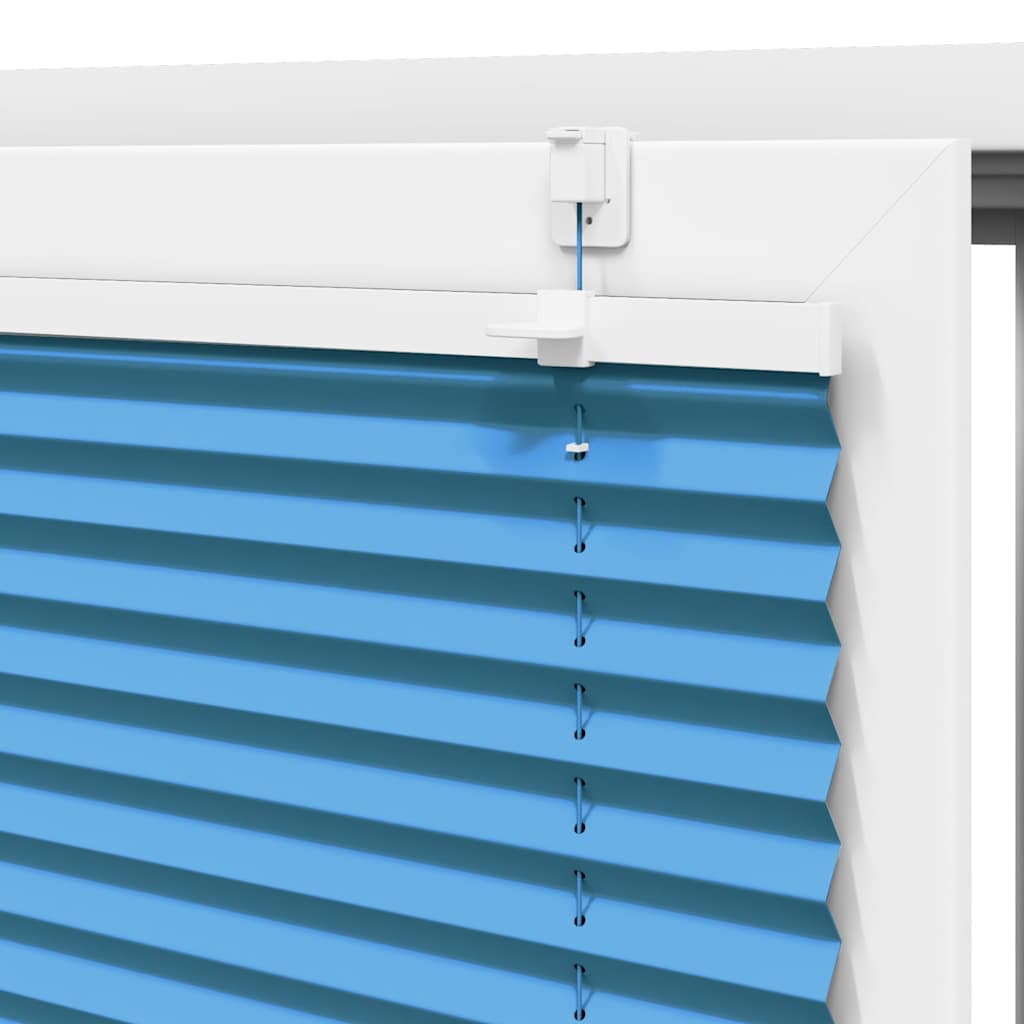 Plissee Blau 45x100 cm Stoffbreite 44,4 cm Polyester
