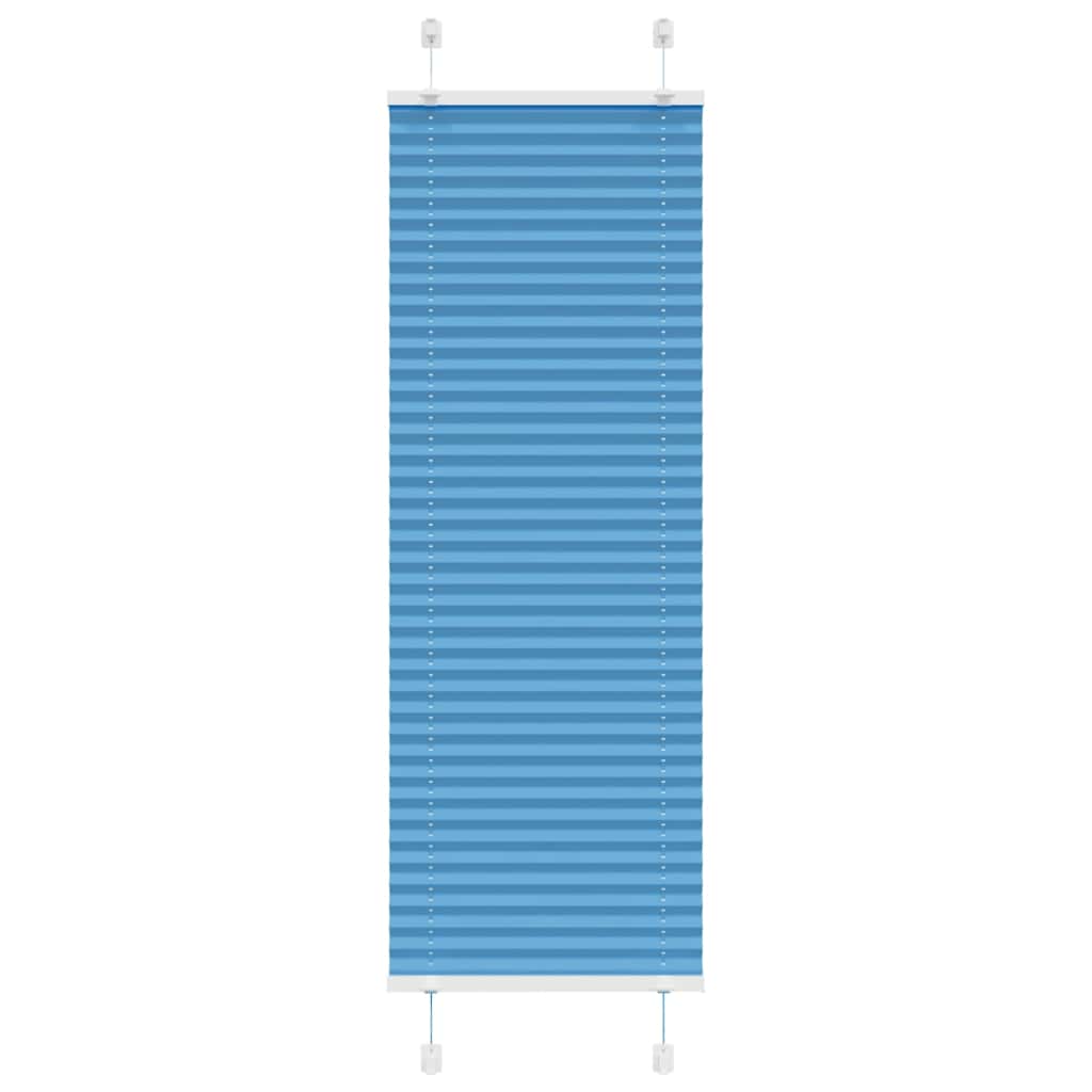 Plissee Blau 50x150 cm Stoffbreite 49,4 cm Polyester