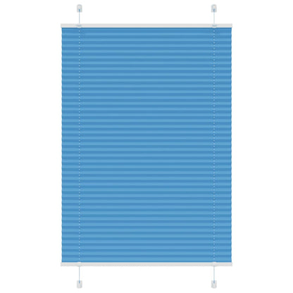 Plissee Blau 85x150 cm Stoffbreite 84,4 cm Polyester