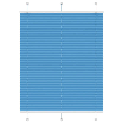 Plissee Blau 105x150 cm Stoffbreite 104,4 cm Polyester