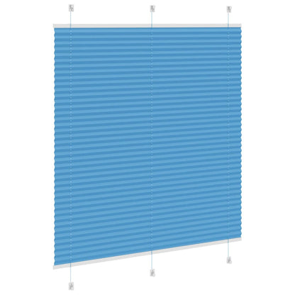 Plissee Blau 115x150 cm Stoffbreite 114,4 cm Polyester