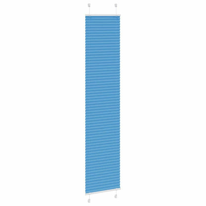 Plissee Blau 45x200 cm Stoffbreite 44,4 cm Polyester