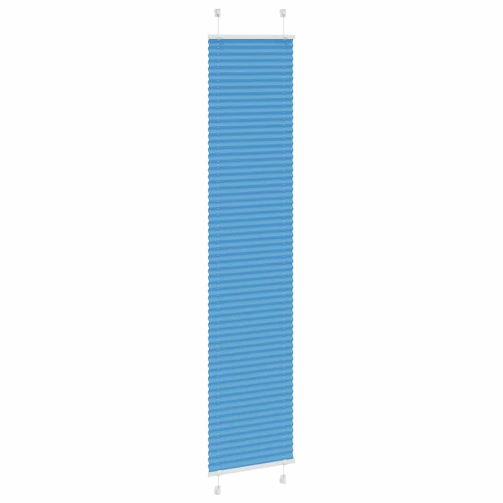 Plissee Blau 50x200 cm Stoffbreite 49,4 cm Polyester