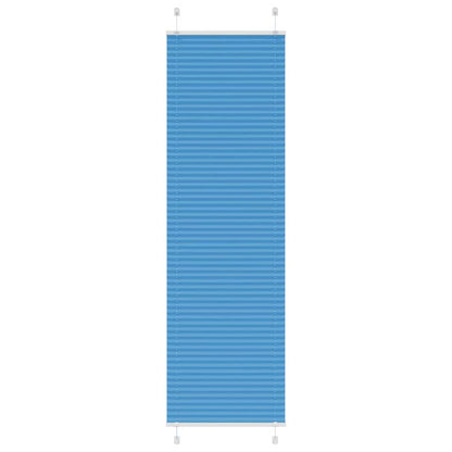 Plissee Blau 55x200 cm Stoffbreite 54,4 cm Polyester