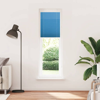 Plissee Blau 55x200 cm Stoffbreite 54,4 cm Polyester