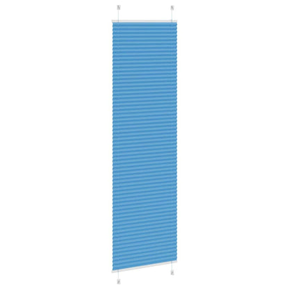 Plissee Blau 55x200 cm Stoffbreite 54,4 cm Polyester