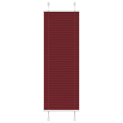 Plissee Bordeauxrot 40x100 cm Stoffbreite 39,4 cm Polyester