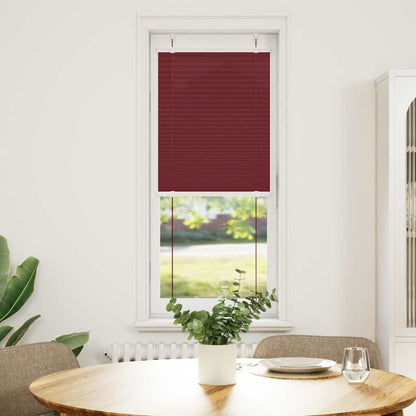 Plissee Bordeauxrot 50x100 cm Stoffbreite 49,4 cm Polyester