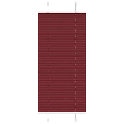 Plissee Bordeauxrot 65x100 cm Stoffbreite 64,4 cm Polyester