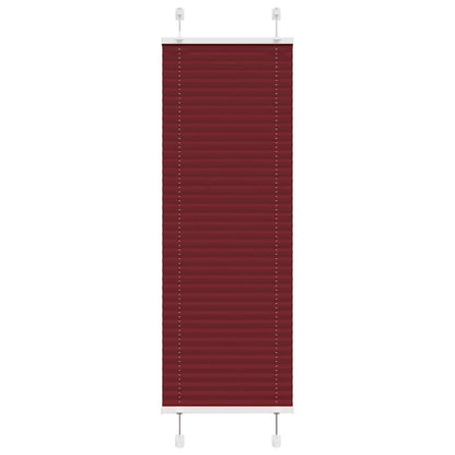 Plissee Bordeauxrot 40x150 cm Stoffbreite 39,4 cm Polyester