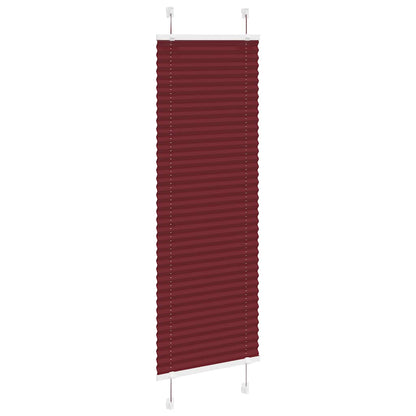 Plissee Bordeauxrot 40x150 cm Stoffbreite 39,4 cm Polyester