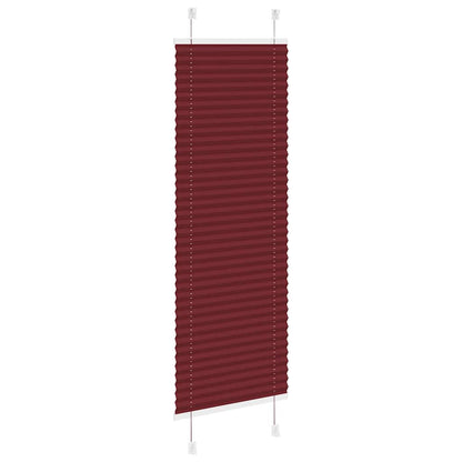 Plissee Bordeauxrot 40x150 cm Stoffbreite 39,4 cm Polyester