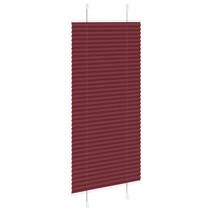 Plissee Bordeauxrot 55x150 cm Stoffbreite 54,4 cm Polyester