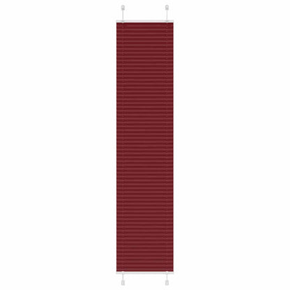 Plissee Bordeauxrot 40x200 cm Stoffbreite 39,4 cm Polyester