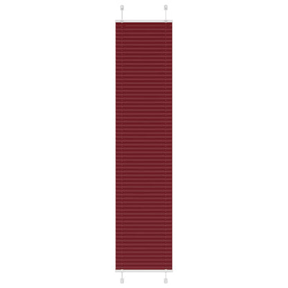 Plissee Bordeauxrot 50x200 cm Stoffbreite 49,4 cm Polyester