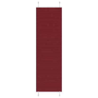 Plissee Bordeauxrot 55x200 cm Stoffbreite 54,4 cm Polyester