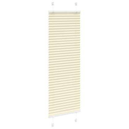 Plissee Creme 40x100 cm Stoffbreite 39,4 cm Polyester